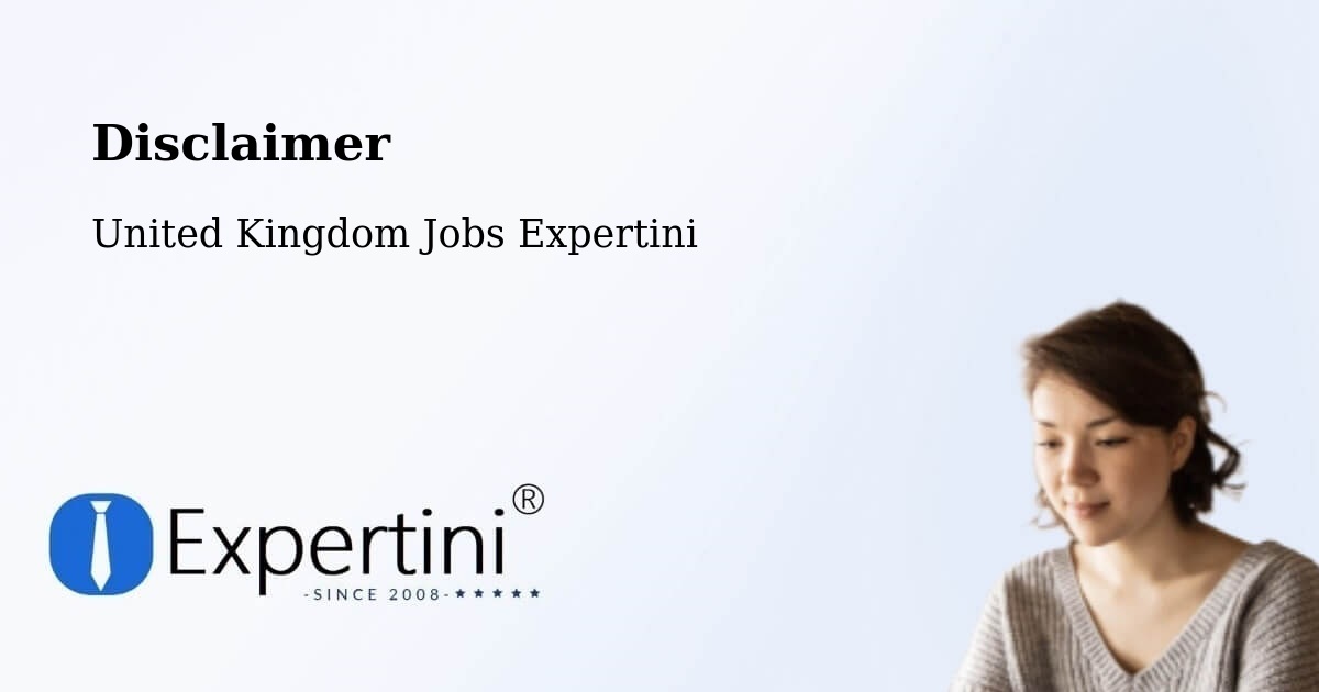 Disclaimer – Exeter - United Kingdom Jobs Expertini